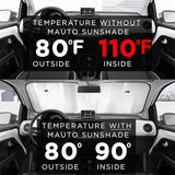 HULIANFU Israel Maccabi Haifa FC Car Windshield Sun Visor Can Effectively Block The Sun For Your Car