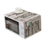 HULIANFU Nordic Cloth Towel Oven Cover Microwave Cover Printed Microwave Oven Dust Proof Cover  Home Decor Elegant Kitchen Tools