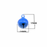HULIANFU  15PCS Beautiful Metal Bells Loose Beads Jingle Bell For Christmas Party Crafts Decoration DIY Make Earrings Pendants Material