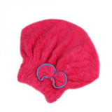 HULIANFU Shower Cap Microfibre Quick Hair Drying Bath Towel Spa Bowknot Wrap Towel Cap Bathroom Accessories Bonnets for Women Designer
