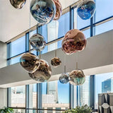 HULIANFU Nordic Led Pendant Lights Lighting Modern Macaron Deco Pendant Lamp Creative Industrial PVC Lava Lamp Loft Bar Cafe Hanging Lamp