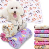 HULIANFU Soft and Fluffy Light Thin Pet Blanket Cute Cartoon Pattern Dog Bed Mat Warm and Comfortable Bed Blanket for Cats Pet Supplies