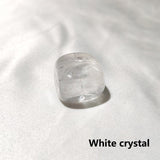 HULIANFU Raw Crystal Natural Stone Ice Tartar Mold Cube Reiki Healing Quartz Home Decoration Collection Gift Whiskey Crushed Chakra Jade