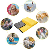 HULIANFU Microfiber Dog Towel Large Super Absorbent Thick Cat Dog Bath Towel Bathrobe Soft Dogs Blankets Quick-drying Pet Bath Towels