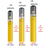 HULIANFU Portable Travel Moisturizing Cigars  Tube Humidor Aluminum Waterproof Cigar Tube Humidor Holder Cedar Wood Lined