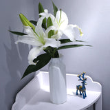 HULIANFU Nordic Style Flower Vase Living Room Decoration Ornaments Modern Origami Plastic Vases Pot for Flower Arrangements Home Decor