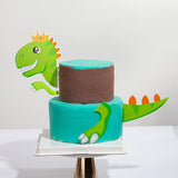 HULIANFU Wild Jungle Party Cake Topper Kids Happy Birthday  Animal Cake Flag Boy Birthday Party Decoration Children Forest Party Supplies