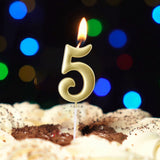 HULIANFU New Sequins Digital Candle Birthday Number Cake Candle 0 1 2 3 4 5 6 7 8 9 Cake Topper Girls Boys Baby Party Supplies Decoration