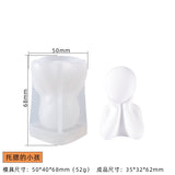 HULIANFU Vintage Roman Column Candle Mold DIY Portrait Scented Silicone Mold Venus Goddess Human Body Plaster Mold Candle Mold Making