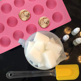 HULIANFU SILIKOLOVE Cylinder Silicone Soap Mold Round Silicone Molds for Handmade Soap Making, Lotion Bars, Bath Bombs, Chocolate, Cake