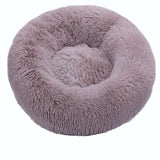 HULIANFU Long Plush Dog Bed House Dog Mat Winter Warm Sleeping Cats Nest Soft Long Plush Dog Basket Pet Cushion Portable Pet Bed