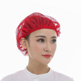 HULIANFU Mesh Chef Hat Reusable Kitchen Restaurant Hotel Bakery Hat Catering Cooking Cap Workshop Cap