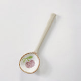 HULIANFU Ins Style Japanese Style Stoneware Small Soup Spoon, Ceramic Spoon, Long Handle Spoon, Household Cute Creative Rice Spoon
