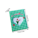 HULIANFU Lovely Bear photo album 3 Inch Love Heart Hollow Kpop Card Binder Name Card Book Photo Album Card Photocard ID Holder 40 Pockets