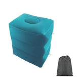 HULIANFU Useful Inflatable Portable Travel Footrest Pillow Plane Train Kids Bed Foot Rest Pad