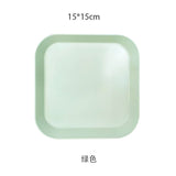 HULIANFU Spit Bones Bone Dish Household Melamine Plastic Dining Table Tray Dried Fruit Residue Snack Residue Dish Snack Dish Vinegar Dish