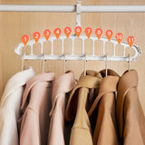 HULIANFU Joybos Clothes Hanger Closet Organizer Space Saving Hanger Multi-port Clothing Rack Plastic Scarf Storage hangers for clothes