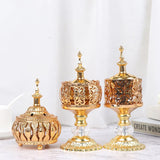 HULIANFU Middle East European Creative Lace Incense Burner Metal Craft Ornaments Incense Burner Spiritual Decor Incense Burner Arabic New