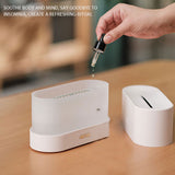 HULIANFU Portable aroma diffuser Simulation Flame USB Ultrasonic Humidifier Home Office Air Humidifier Aromatherapy Flame Lamp Difusor