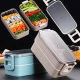 HULIANFU lunch box for kids bento box picnic tableware Plastic storage container	lunchbox Packed lunch boxes thermal lunch boxes for food