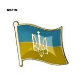 HULIANFU Ukraine flag pin lapel pin badge  Brooch Icons 1PC KS-0187