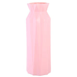 HULIANFU Nordic Style Flower Vase Living Room Decoration Ornaments Modern Origami Plastic Vases Pot for Flower Arrangements Home Decor