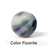 HULIANFU Natural Stone Quartz Polished Crystal Ball Energy Reiki Healing Gift Home Decor Chakra Feng Shui Ornament Mineral Specimen Balll