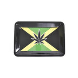 HULIANFU Tobacco Rolling Tray 18*12.5CM Herb Tobacco Tinplate Plate Smoking Accessories Cigarette Rolling Tray For Grinder