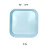 HULIANFU Spit Bones Bone Dish Household Melamine Plastic Dining Table Tray Dried Fruit Residue Snack Residue Dish Snack Dish Vinegar Dish