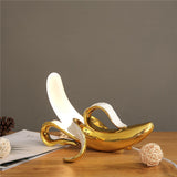 HULIANFU 2023 Table Lamp Italy Banana Desk Lamp Night Lights Led Bedroom Bedside Living Room Glass Modern Home Decor Lighting Fixtures