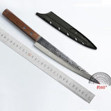 HULIANFU Salmon Sashimi Damascus Knife Multifunctional Stainless Steel Slicing Knife Japanese Sushi Knife Cooking KnifeTwosun Chef Knife