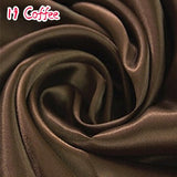 HULIANFU Satin Fabric Eight-heddle Imitation Silk Cloth 17 Colors Gift Box Lining Background Cloth Handmade DIY Accessories