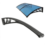 HULIANFU Sunshine board outdoor canopy window balcony awning sun protection wind and rain silent sunshade awning bracket Home