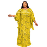 hulianfu Women Long Sleeve Round Neck Fashion Casual Solid Color Sexy Fancy Party Lace And Floor Dress