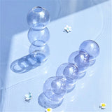 HULIANFU Nordic Creative Glass Bubble Vase Flower Arrangement Spherical Art Flower Ornaments Vases Decoration Home Birthday Gift