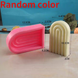 HULIANFU U-shaped Rainbow Bridge Diy Candle Silicone Mold Creative Arched Door N-Shaped Candle Mold Aromatherapy Gypsum Resin Mould