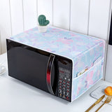 HULIANFU Waterproof Grease Proofing Storage Bag Kitchen Accessories Double Pockets Dust Covers Microwave Cover Microwave Oven Hood