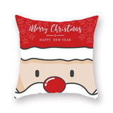 HULIANFU Santa pillowcase Happy New Year 2023 Xmas Gifts  Christmas Decor For Home Merry Christmas Ornament Navidad Natal Xmas Gifts