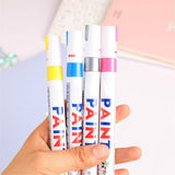 HULIANFU Tile Marker Repair Wall Grout Pen White Grout Marker Odorless Non Toxic for Tiles Floor and Tyre Suitable Car Painting Mark Pen