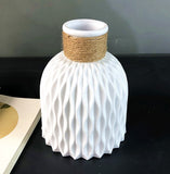 HULIANFU Plastic Vases Flower Pot Home Anti-ceramic Storage Bottle Wedding Decorations Rattan-like Unbreakable Creative Simplicity