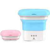 HULIANFU Portable Mini Folding Washing Machine for Socks Underwear Clothes Washer with Dryer Bucket Cleaning Washer Washing Machine