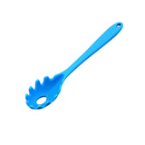 HULIANFU Noodle Multifunctional Ergonomic Mini Portable Cooking Tool Soft Silicone Spoon Home Kitchen Pasta Fork Durable Practical