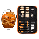 HULIANFU Pumpkin Carving Tools Halloween Pumpkin Carving Tool Set Cutting Supplies