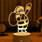 HULIANFU Romantic Love 3D Acrylic Led Lamp for Home Children Night Light Table Lamp Birthday Party Decor Valentine Day Bedside Lamp