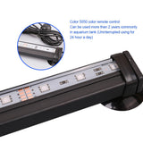 HULIANFU LED Air Bubble Light Aquarium Lamp Underwater Submersible Fish Tank Light Color Changing  Making Oxygen for Fish Tank