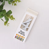 HULIANFU New Sequins Digital Candle Birthday Number Cake Candle 0 1 2 3 4 5 6 7 8 9 Cake Topper Girls Boys Baby Party Supplies Decoration