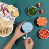 HULIANFU Multi-function Garlic Grinding Chopper Manual Garlic Press Food Vegetables Cutter Meat Grinders Kitchen Gadgets pepper corn