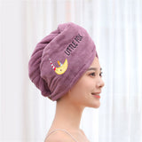 HULIANFU Women Microfiber Towel Hair Towel Bath Towels for Adults Home Terry Towels Bathroom Serviette De Douche Turban for Drying Hair