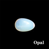 HULIANFU Natural Crystal Stone Egg Polished Agate Quartz Obsidian Minerale Jewelry Transfer Home Decoration Healing Craft DIY Gift Toy