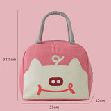 HULIANFU Portable Cooler Bag Ice Pack Lunch Box Insulation Package Insulated Thermal Food Picnic Bags Pouch For Women Girl Kids Children